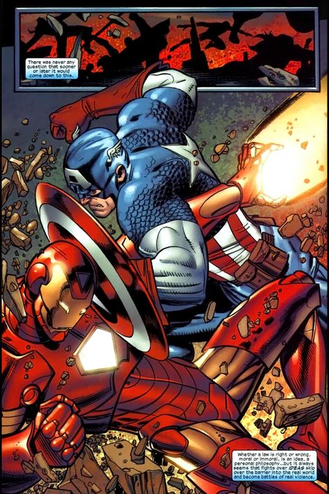 captain-america-vs-iron-man-spiderman-538 Captain America Villains, Iron Man Vs Captain America, Team Captain America, Captain America Art, Avengers Cartoon, Iron Man Comic, Captain America Comic, Iron Man Captain America, Iron Man Armor