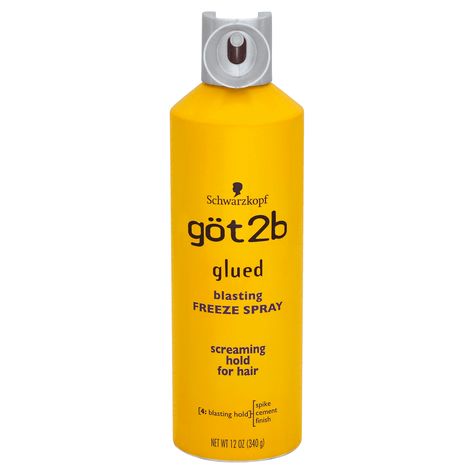 Could got2b glue freeze spray be the cause of my sudden cystic acne flare up? [Product Question] Got To Be Glue, Got To Be Glued Hair Spray, Got 2b Glued, Got2b Spray, Pantene Gold Series, Unrealistic Wishlist, Messy Look, Got2b Glued, Hair Glue