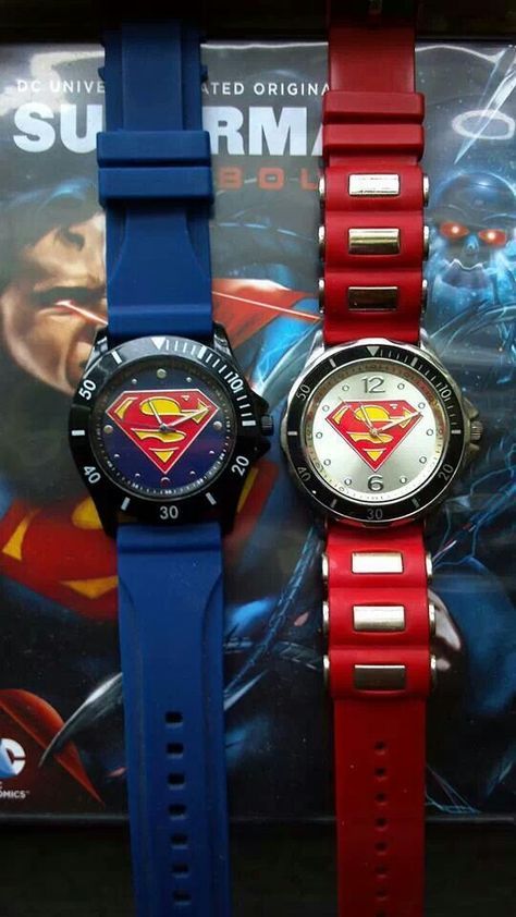 Superman watches Superman Watch, Steel Superman, Logo Superman, Cowboys Gifts, Superman Love, Superman Gifts, Dc Comics Wallpaper, Superman Man Of Steel, Super Man