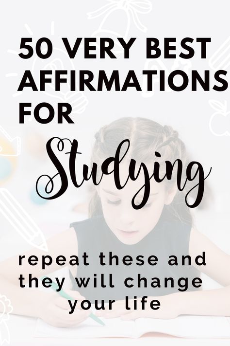 50 Best Affirmations For Studying For THE BEST GRADES EVER Affirmations for students #affirmations Affirmations for students affirmations for learning new things law of attraction affirmations for students affirmations for college students powerful affirmations for good grades affirmations for students from teachers positive affirmations for students pdf morning affirmations for students affirmations for learning new things positive affirmations for students powerful affirmations for good grades Grades Affirmations, Affirmations For Studying, Good Grades Affirmations, College Affirmations, Affirmations For Students, Get Better Grades, Best Grades, Best Affirmations, Better Grades