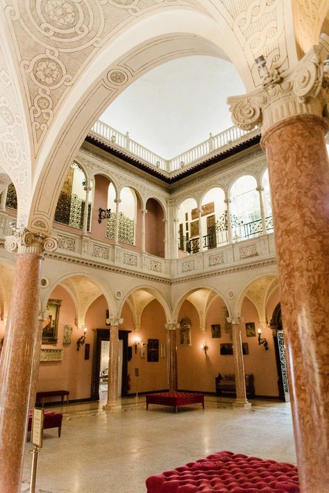 Cap Ferret France, Rothschild House, Saint Jean Cap Ferrat Aesthetic, French Riviera Architecture, Villa Kerylos, Villa Ephrussi, Riviera Wedding, Entrance Decoration, French Riviera Wedding