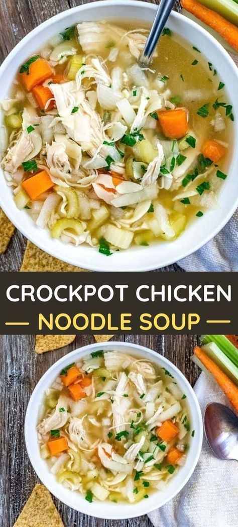 Homemade Crockpot Chicken Noodle Soup Homemade Chicken Noodle Soup Crockpot Easy, Crockpot Chicken Noodle Soup Frozen Chicken, Chicken Noodle Soup Crock Pot Whole Chicken, Chicken Soup In The Crockpot, Crock Pot Soup Chicken Noodle, Best Chicken Noodle Soup Recipe Crock Pot, Crockpot Chicken Noodle Soup With Rotisserie Chicken, Crock Pot Noodle Soup, Frozen Chicken Soup Crockpot