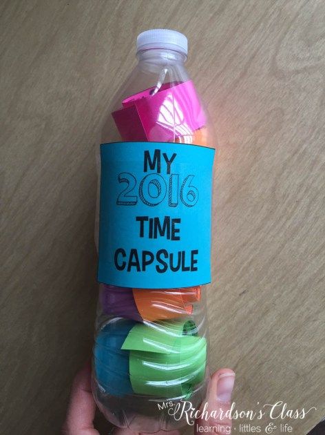 New Years Time Capsule FREEBIE and other great New Year Activities! New Years Activities, End Of Year Activities, Art Therapy Activities, Kindergarten Teaching, Ring In The New Year, End Of School Year, Bar Graphs, Learning Ideas, Classroom Crafts