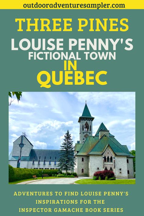 Tour of the Eastern Townships in Quebec in search of sites that inspired Louise Penny, Canadian mystery writer, to create the fictional Three Pines village. Inspector Gamache book series. Biking in the Eastern Townships. Visit Quebec, Louise Penny Books, Inspector Gamache, Eastern Townships, Three Pines, Louise Penny, Dream Trips, Canada National Parks, Canadian Travel