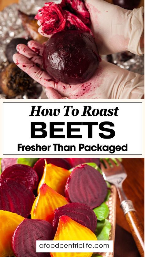 Beets are super nutritious and a great way to add more vegetables to your diet, plus they are easy to make. If you don't know how, here is how to roast beets. How To Cook Beets, Roasted Beets In Foil, How To Roast Beets, Roast Beets, Roasting Beets In Oven, Growing Beets, Raw Beets, Fresh Beets, Flavorful Vegetables