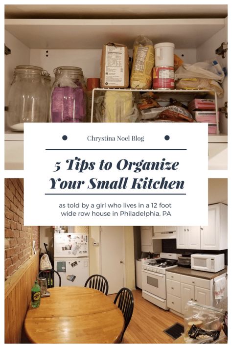 Small Kitchen Organization Ideas: Getting the Most Out of The Space You Have Kitchen Without Pantry, Organize A Small Kitchen, Small Kitchen Diy, Kitchen Organization Ideas, Declutter Kitchen, Organizational Tips, Kitchen Set Up, Small Kitchen Organization, Small Kitchen Storage