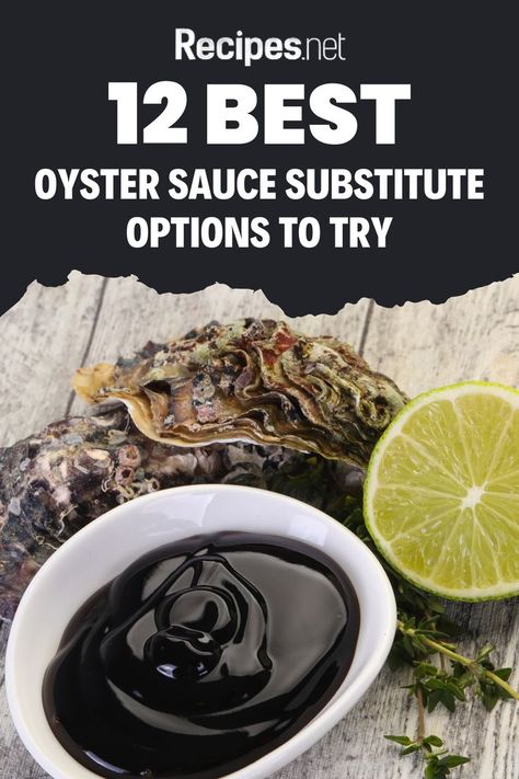 Discover the ultimate list of 12 Best Oyster Sauce Substitute Options to try at Recipes.net to elevate your cooking recipes! Whether you're exploring new flavors or catering to dietary preferences, our list has you covered. From savory soy sauce alternatives to tangy hoisin twists, there's a perfect swap for every dish. Visit our blog for the full list, expert tips, food recipes, and more culinary inspiration! Your taste buds will thank you. Oyster Sauce Recipes Homemade, Oysters On The Half Shell Sauces, Raw Oyster Sauce Recipes, Oyster Sauce Substitute, Canned Oysters, Soy Sauce Alternative, Best Oysters, Mushroom Broth, Raw Oysters