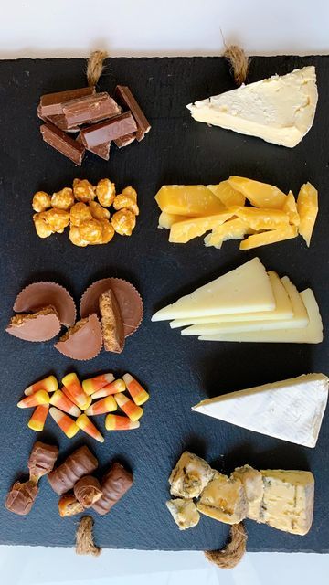 Marissa Mullen • That Cheese Plate on Instagram: "Host your own pairing party! Just shared a step-by-step guide to throwing a Halloween candy and cheese pairing soirée including a printable cheese ranking card, drink pairings, a playlist & more. Subscribe to EXTRA SHARP at the link in my bio to check it out 👻 #ThatCheesePlateWantsToParty" Cheese And Candy Pairing, Halloween Candy And Cheese Pairings, Cheese Tasting Party, Charcuterie Christmas, Chocolate Pairings, Cheese Pairings, Cheese Tasting, Tasting Party, Cheese Plate