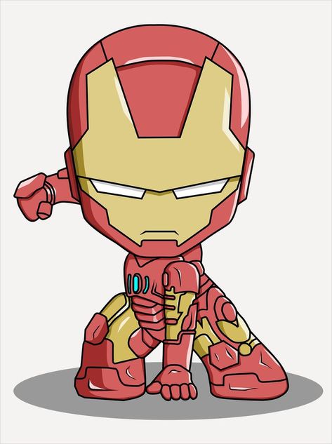 Cartoon Iron Man, Super Hero Bedroom Decor, Iron Man Kids, Superhero Party Games, Iron Man Drawing, Iron Man Cartoon, Superhero Party Decorations, Comic Party, Cartoons Hd