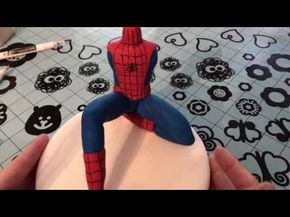 How to make Spiderman with fondant - YouTube Fondant Spiderman, Spiderman Eyes, Goofy Cake, Spiderman Topper, Spiderman Cake Topper, Spiderman Birthday Cake, Good Pics, Superhero Birthday Cake, Making Fondant