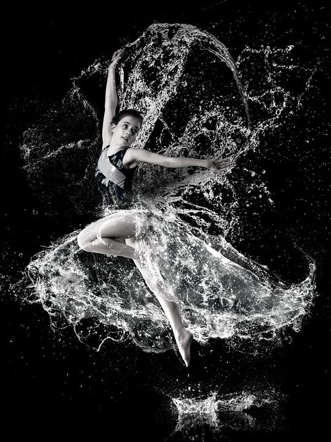 Water, Jump, Leap, Young, Girl, Dancer, Active Jumping Poses, Water Shoot, Milk Splash, Water Movement, Dance Photography Poses, Ballet Poses, Dance Movement, Age Of Aquarius, Water Photography