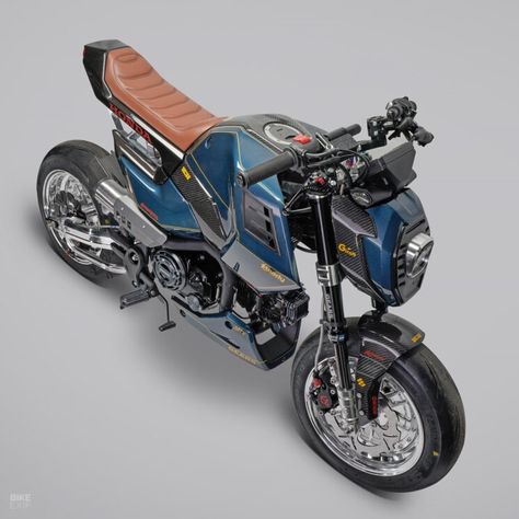 Mini-moto Madness: Steady Garage customizes the 2025 Honda Grom | Bike EXIF Grom Honda, Honda Grom Custom, Grom Bike, Grom Motorcycle, Honda Scooters, Soichiro Honda, Honda Grom, Bike Exif, Pocket Bike