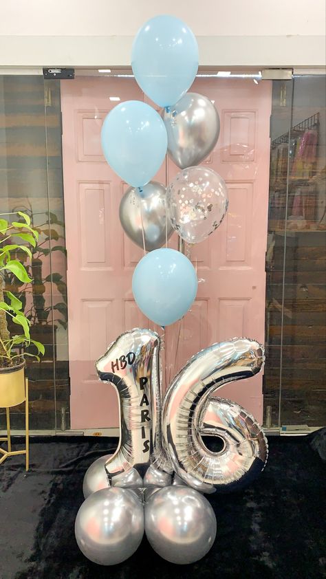 Birthday Balloons, Decor, Balloon Backdrop, Balloon Bouquet, Personalised Balloons, Personalised Gift, Gift Ideas, Celebration Ballon Bunch, 50th Birthday Centerpieces, Boy 16th Birthday, Birthday Room Decorations, Wood Butterfly, Birthday Party Decorations Diy, Balloon Display, Happy Birthday Template, Pink Birthday Party