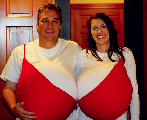 And the most crafty bra of them all! | Community Post: 26 Wildly Creative Bras Crazy Halloween Costumes, Pregnant People, Pregnancy Costumes, Pregnant Halloween Costumes, Hallowen Ideas, Pregnant Halloween, Holloween Costume, Hallowen Costume, Couple Dress