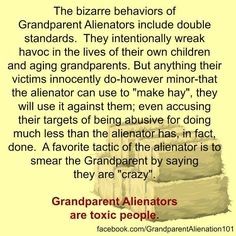 Alienating Grandparents, Grandparent Alienation Quotes, Grandparent Alienation, Parent Alienation, Selfish Parents, Grandparents Rights, Grandparents Quotes, Family Advice, Narcissism Relationships