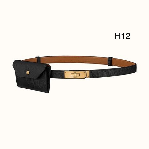 Hermes Box, Small Objects, Hermes Paris, Pocket Belt, Belt Size, Leather Belt, Gold Hardware, Calf Skin, Leather Straps