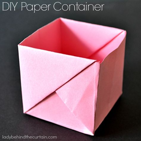 Add something special to your event by making these DIY Paper Containers.  Perfect for a party favor, bake sale or to fill up at a candy bar. How To Make A Paper Container, Popcorn Containers Diy, Paper Containers Diy, Popcorn Box Diy, Bake Sell, Sleepover Fun, Paper Container, Bake Sale Packaging, Diy Packaging