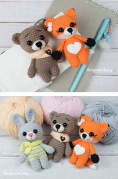 Fox Crochet Pattern, Amigurumi Fox Pattern, Fox Amigurumi, Fox Crochet, Free Crochet Amigurumi, Amigurumi Today, Amigurumi Fox, Crochet Geek, Pola Amigurumi