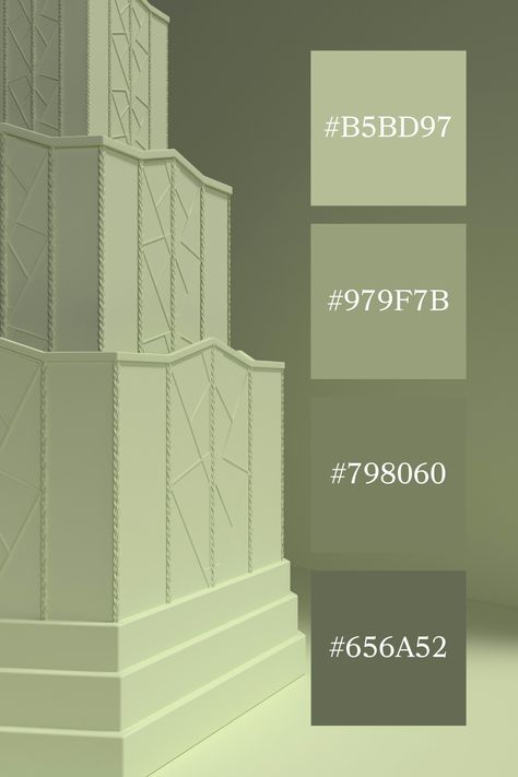 A minimalist architectural structure in a soft, muted green pastel color palette. The clean lines and subtle textures of the building elements are highlighted against a gentle green background, creating a calm and monochromatic visual with a serene, pastel green aesthetic. Pastel Color Palette Code, Color Palette Code, Pastel Green Aesthetic, Color Scheme Generator, Architectural Structure, Code Color, Colour Architecture, Pastel Color Palette, Green Pastel