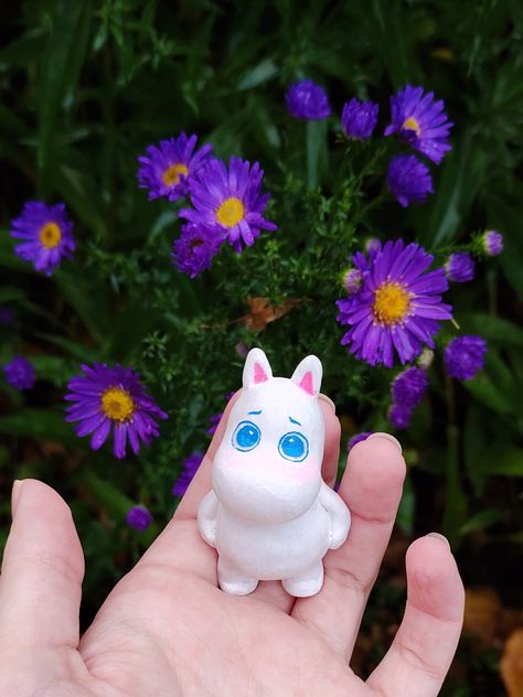 Clay Moomin, Moomin Figures, Moomin Valley, Beautiful Art Paintings, Clay Figures, Pasta Flexible, Clay Charms, Polymer Clay Art, Spring Collection