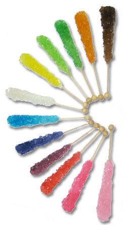 Rock Candy On A Stick 10 Sticks Candy by MySweetServings on Etsy, $15.99 Rock Candy Sticks, Hard Candy Molds, Christmas Lyrics, Blue Cotton Candy, Candy Crystals, Nostalgic Candy, Green Watermelon, Festa Harry Potter, Candy Sticks