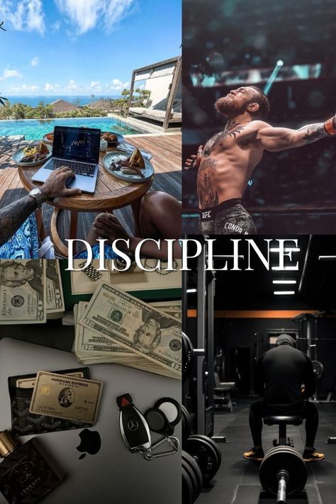 Discipline Wallpapers Aesthetic, Get Up Motivation, Vision Board For Men, Discipline Quotes Motivation, Disciplined Lifestyle, Trade Lifestyle, Trading Discipline, Discipline Aesthetic, Photoshop Poster Tutorial