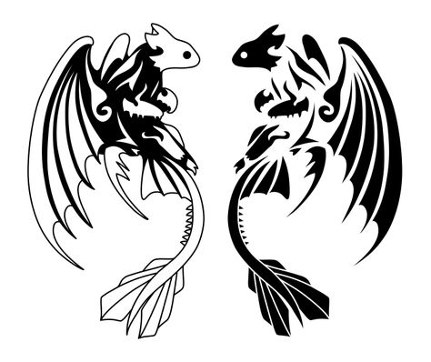 Got this on Fiverr.com Couple Tattoos How To Train Your Dragon, How To Train Your Dragon Matching Tattoo, Toothless And Light Fury Matching Tattoos, Matching Dragon Tattoos Couples, Best Friend Dragon Tattoos, Phoenix Couple Tattoo, How To Train Your Dragon Tattoo Couple, Httyd Matching Tattoos, Couple Anime Tattoo