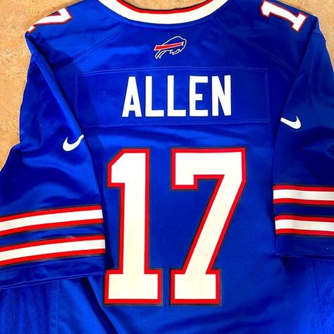 Josh Allen Buffalo Bills Jersey Bills Jersey, Josh Allen Buffalo Bills, Josh Allen, Buffalo Bills, New Nike, Buffalo, Sports Jersey, Like New, Nike