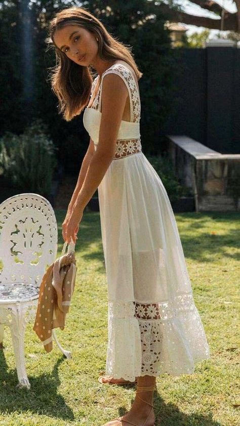 Long sundress outfit