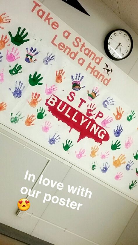 Anti Bully Pledge, Anti Bully Poster Aesthetic, Anti Bully Bulletin Boards, National Bully Prevention Month, No Bully Poster Ideas, Anti Bulling Poster Ideas, Bully Prevention Bulletin Boards, Anti Bully Activities, Antibullying Ideas Poster For Kids