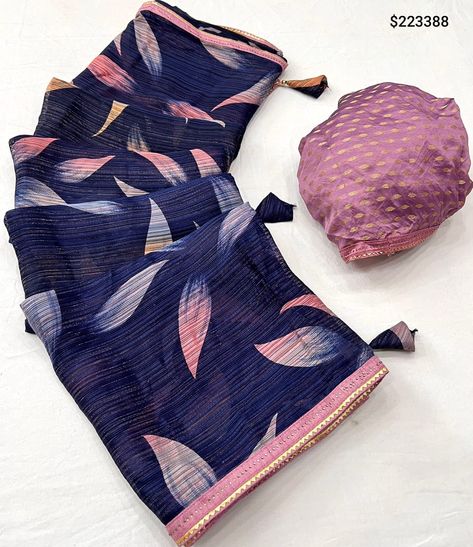 😍 Wow Price @ 1280/- Free Ship 🤩 Launching Rim Zim Weaving Brasso Saree's 🥳💃🏼 *$223388* 💐Fabric : RimZim Weaving Brasso And Big Flower Print With Samosa Less Patti Bordar And Jaquard Weaving Blouse. *We Promise PQR Price Quality and Range* ✨ Note: color may vary slightly due to photography and display strictly no exchange or return for color variations unpacking video must for any sort of complaint. Friend Songs, Anarkali Dress Pattern, Best Friend Songs, Samosa, Anarkali Dress, Big Flowers, Georgette Sarees, Weeding, Anarkali