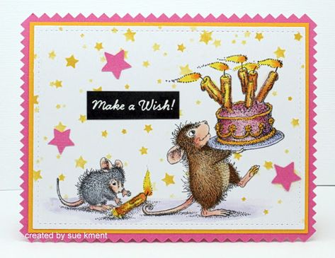 House-Mouse & Friends Monday Challenge Mouse Cards Handmade, House Mouse Coloring Pages, House Mouse Christmas Cards Ideas, Dot Symbol, House Mouse Cards Ideas, House Mouse Cards, House Mouse Birthday Cards, Mft Mice Day To Celebrate, Mouse Photos