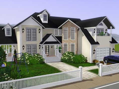 Traditional Villa is family Villa with 2 floors. Found in TSR Category 'Sims 3 Residential Lots' Sims 3 Houses Plans, Sims 3 Houses Ideas, Sims 4 Family House, Casas The Sims Freeplay, Sims 4 Modern House, Sims 3 Houses, Sims 2 House, The Sims 4 Lots, Sims Freeplay Houses