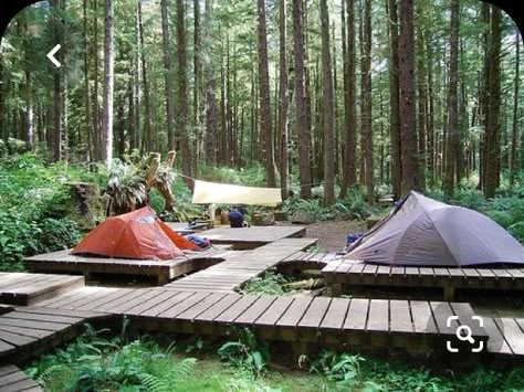 Tent Platform Camping, Camp Sites Ideas, Camping Design Ideas, Camping Area Design, Camping Site Design, Camping Site Ideas, Camp Platform, Campground Design, Platform Tent