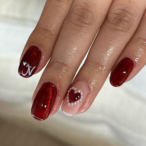 ⋆˙⟡♡ vday nails ⋆˙⟡♡ structured gel manicure (cut-down & rebalance) start growing your nails with me!! 🫵🏼😠 link in bio to book #structuredgelmanicure #structuredgelnj #gelnailsnj #gelxnj #njgelxnails #njgelxtech #njnails Structured Gel Manicure, Bio Gel Nails, Vday Nails, Nail Studio, Nail Arts, Gel Manicure, You Nailed It, Link In Bio, Manicure