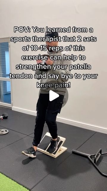 Knee Pain | Hip Pain | Relief on Instagram: "Great for jumpers knee and building strength and stability 💯  Follow @kneepainaid 👈 Follow @kneepainaid 👈 —————— 👉🏼 Eliminate joint pain and improve your quality of life via the link in my bio @kneepainaid ——————  Great post by @themovedoctor_  ⚠️ Disclaimer- this summary is for educational purposes only and should not substitute medical advice.  #ptvitals #kneepainaid #jointhealth #mobilitytraining #exercisetips #movementismedicine #rehab #patella #jumpersknee #patellartendinopathy #muscle" Jumpers Knee, Hip Pain Relief, Building Strength, For Educational Purposes Only, Knee Pain Relief, Hip Pain, Quality Of Life, Knee Pain, Medical Advice