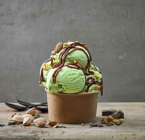 Ice cream on Behance Ice Cream Photography, Premium Ice Cream, Pistachio Ice Cream, Ice Cream Photos, Ice Cream Party, Ice Cream Sundae, Ice Cream Shop, Chocolate Ice Cream, Cream Recipes