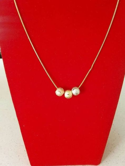 Gold Necklace, Beads Pendant Necklace, Dainty Necklace, Beaded Ball Necklace For Her, Gift For Her Dubai Gold Jewelry, Minimalist Necklace Gold, Beaded Ball, Beads Pendant, Necklace For Her, Necklace Beads, Beaded Pendant Necklace, Ball Necklace, Necklace Beaded