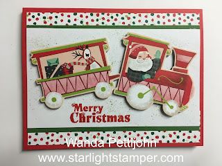 Santa Express Memories And More Stampin Up Cards, Train Christmas Cards, Train Cards, Santa Express, Stamped Christmas Cards, Santa Cards, Cardmaking Ideas, Stampin Up Christmas Cards, Creative Corner