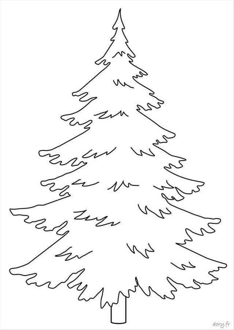 Christmas Tree Outline, Christmas Tree Silhouette, Christmas Window Painting, Christmas Tree Template, Christmas Props, Christmas Stencils, Christmas Decorations Diy Outdoor, Christmas Yard, Tree Drawing