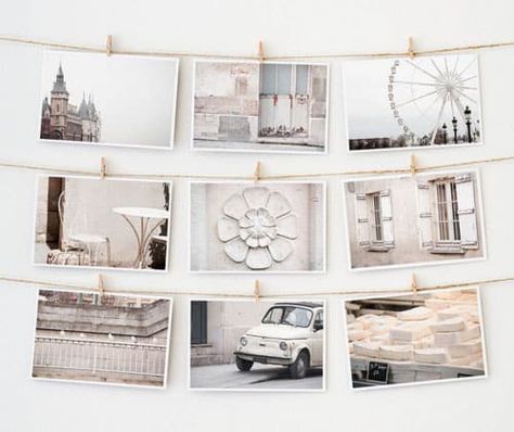 13 UNIQUE WAYS TO DISPLAY FAMILY PHOTOS Maxon Schreave, Display Family Photos, Picture Frame Decor, Hanging Photos, Blue Bloods, Hanging Pictures, Rustic Diy, Beautiful Wall, Photo Displays