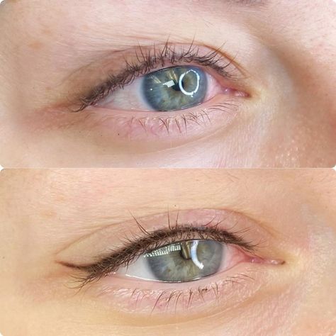 Winged Eyeliner Tattoo, Tatoo Eyeliner, Permanente Make-up, Tattoo Makeup, Permanent Eyeliner, Permanent Cosmetics, Eyeliner Black, Eyeliner Tattoo, Makeup Tattoos