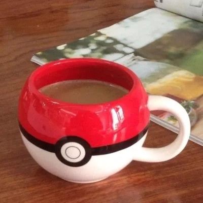 Cartoon Pokemon, Pokemon Cartoon, Pocket Coffee, Mugs Pottery, Poke Ball, Coffee Milk, Cup Of Joe, Porcelain Cup, Great Coffee