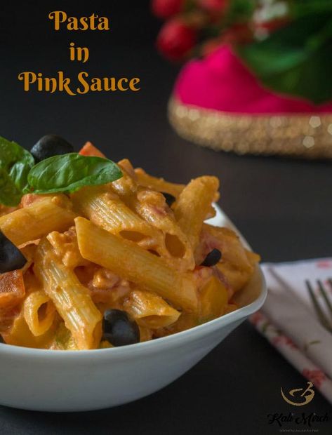 Pink Sauce Pasta Pasta Packet, Pink Sauce Pasta, Pink Sauce, Tiffin Recipe, Boiling Pasta, Cream Pasta, Chaat Masala, Perfect Pasta, Cooking Instructions