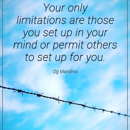 Untitled Limitations Quotes, Og Mandino Quotes, The Road To Success, Road To Success, Uplifting Thoughts, Power Of Positivity, Uplifting Messages, Yoga Quotes, Daily Inspiration Quotes