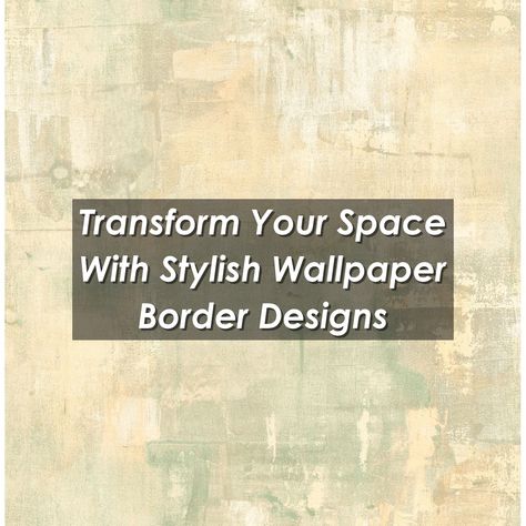 Elevate your decor with our chic wallpaper border designs. From modern geometric patterns to classic floral prints, our selection of wallpaper borders will instantly transform your space. Find the perfect accent for any room in your home and add a touch of style with our [SELECTED KEYWORD]. Wallpaper Border Ideas, Stylish Wallpaper, Border Ideas, Bathroom Retreat, Wallpaper Borders, Chic Wallpaper, Coastal Bathrooms, Border Designs, Studio Apartment Decorating