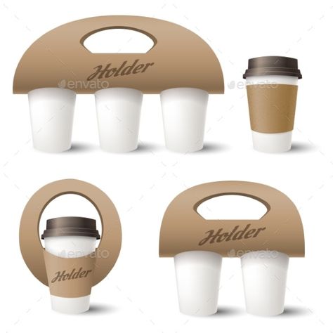 Coffee Cup Holder - Food Objects