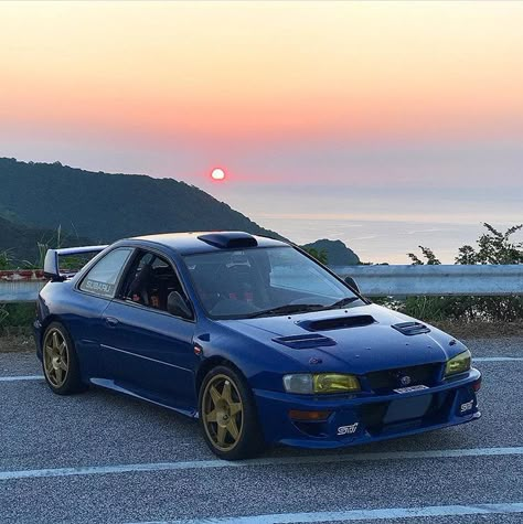 2004 Subaru Wrx, Jdm Vibes, Blue Subaru, 2005 Subaru Wrx, Initial D Car, Light Purple Wallpaper, Car Jdm, Cars Jdm, Speed Of Sound