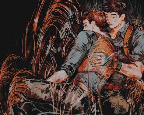 Minho And Thomas, Maze Runner Cast, Maze Runner Movie, Newt Maze Runner, Maze Runner Series, Newt, Maze Runner, Art Inspiration Drawing, Anime Movies