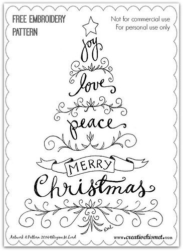 Joy, Love, Peace - Embroidery Pattern | Click through to my … | Flickr Reading Embroidery, Embroidery Patterns Free Printables, Redwork Embroidery Patterns, Christmas Hand Embroidery, Free Embroidery Patterns, Hand Embroidery Patterns Free, Pola Bordir, Christmas Embroidery Patterns, Redwork Embroidery